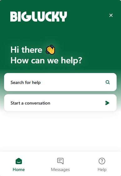 Kontakt kundestøtte og start en samtale når som helst