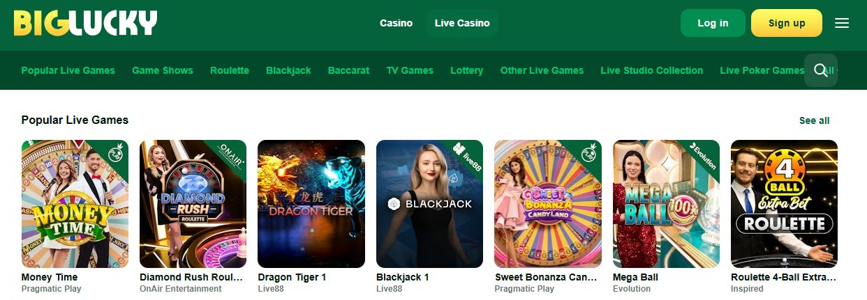 Delta i live kasino spill med ekte dealere